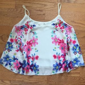 A’gaci floral tank top